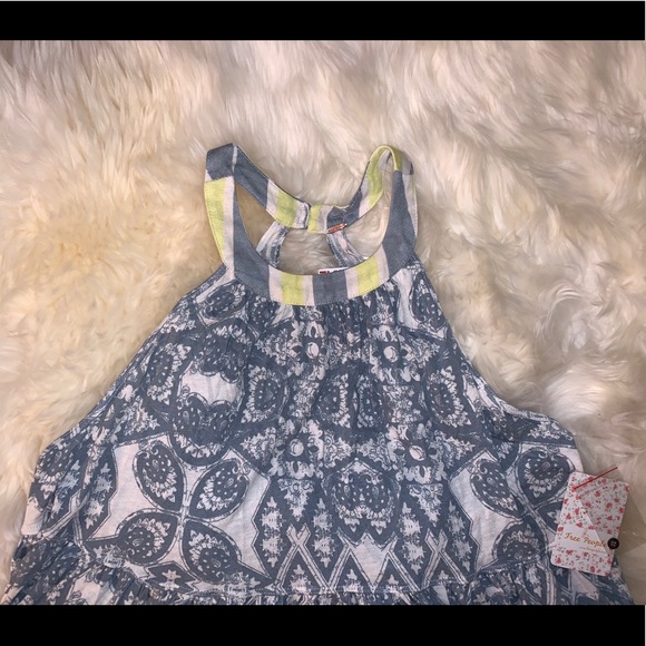 Free People Mimi Sleeveless Tunic Tank Top, Medium - Picture 5 of 11